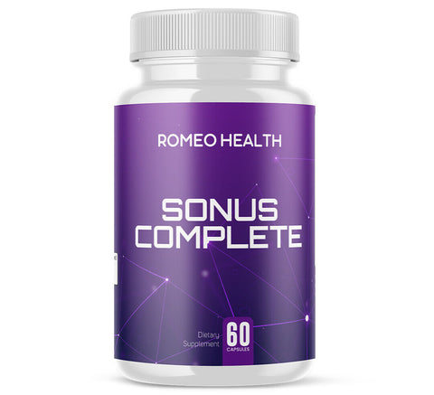 4 Pack! Sonus Complete Tinnitus Relief Supplement 60 Capsules Proprietary Blend