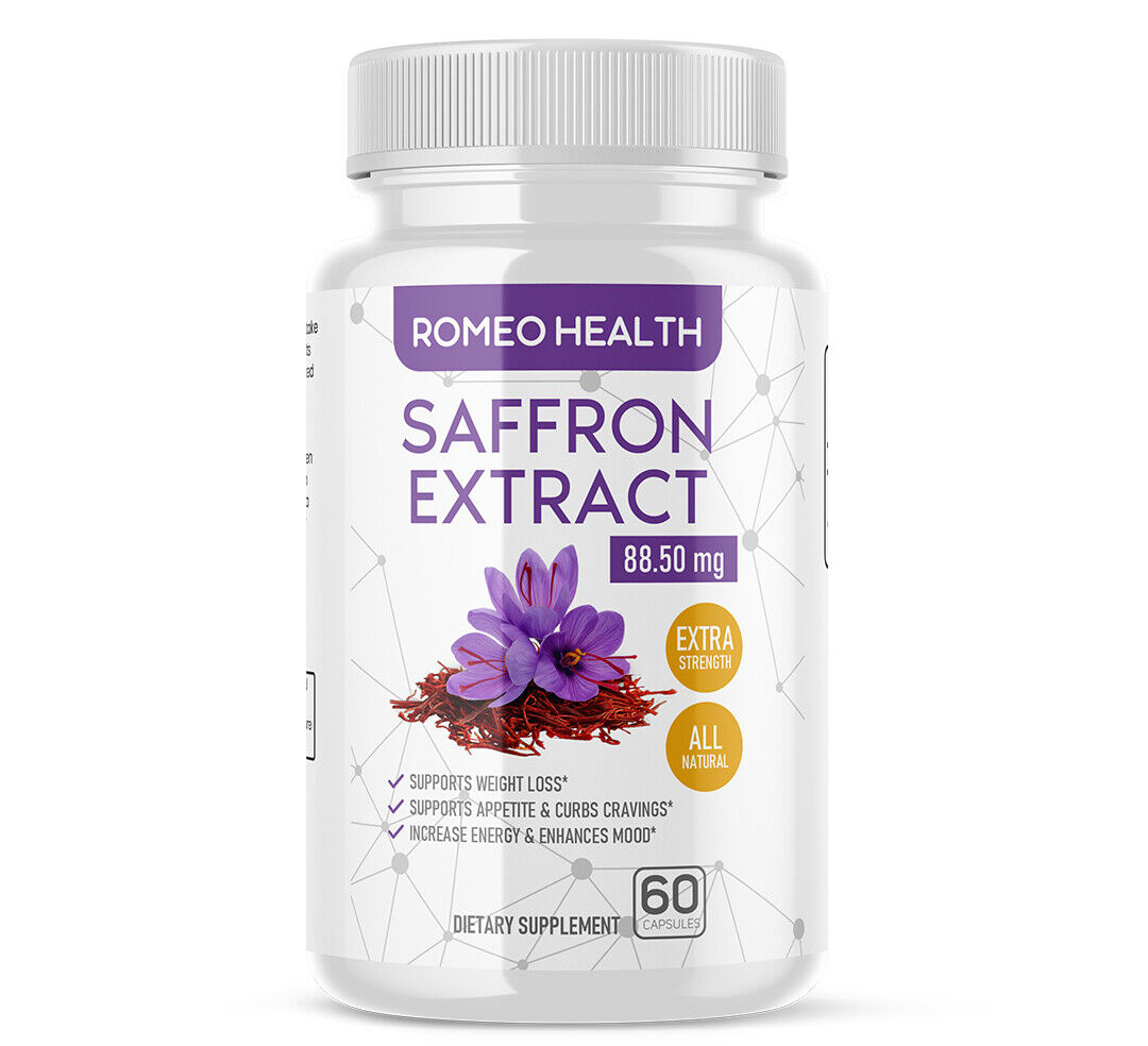 Pure Saffron Extract - Supports Healthy Weight Loss Boosts Energy and Mood