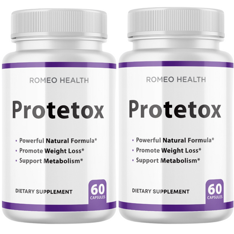 (2 Pack!) Protetox-Diet Pills Weight Loss Fat Burn Supplement-60 Capsules