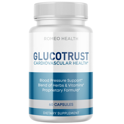 Glucotrust Advanced Formula Cholesterol Blood Sugar Glucose Support