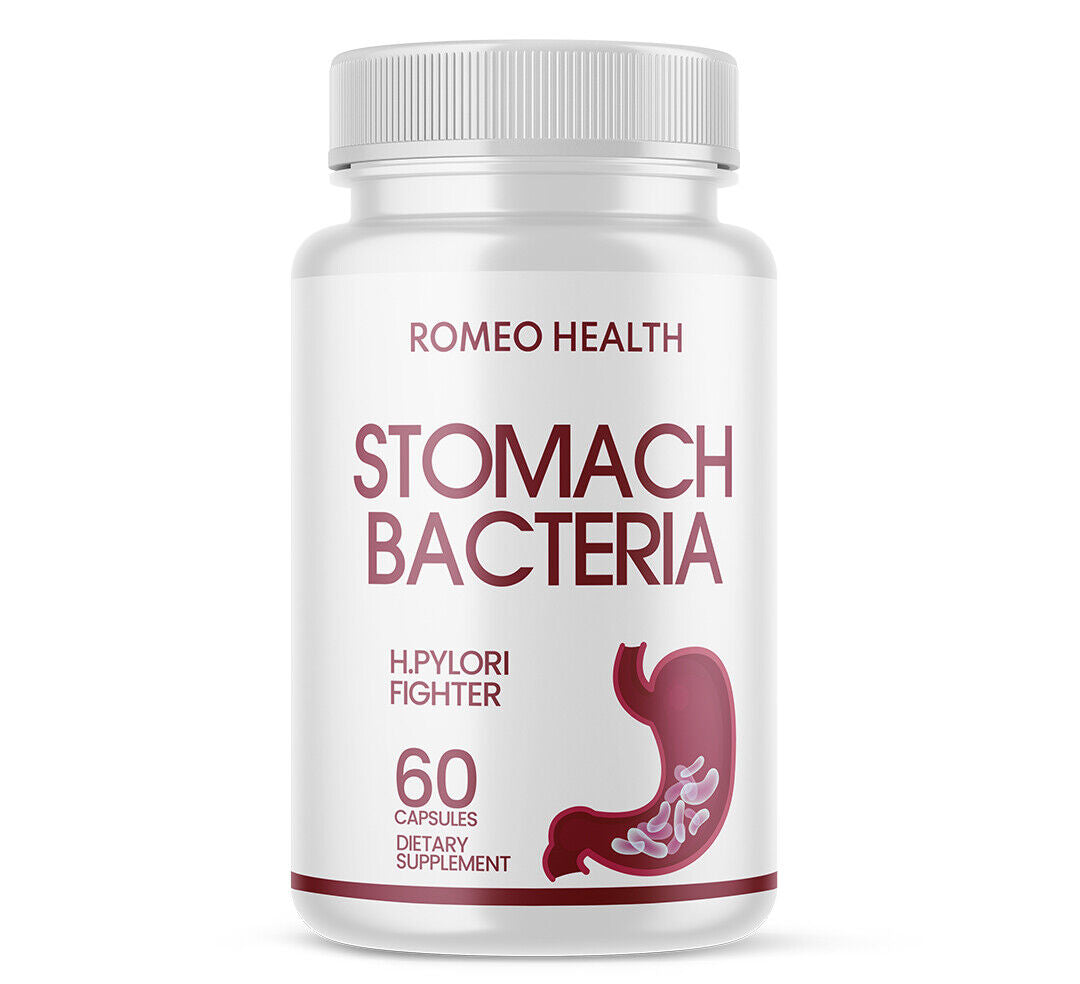 STOMACH BACTERIA - KILL THE BACTERIA H. PYLORI - One month Supply