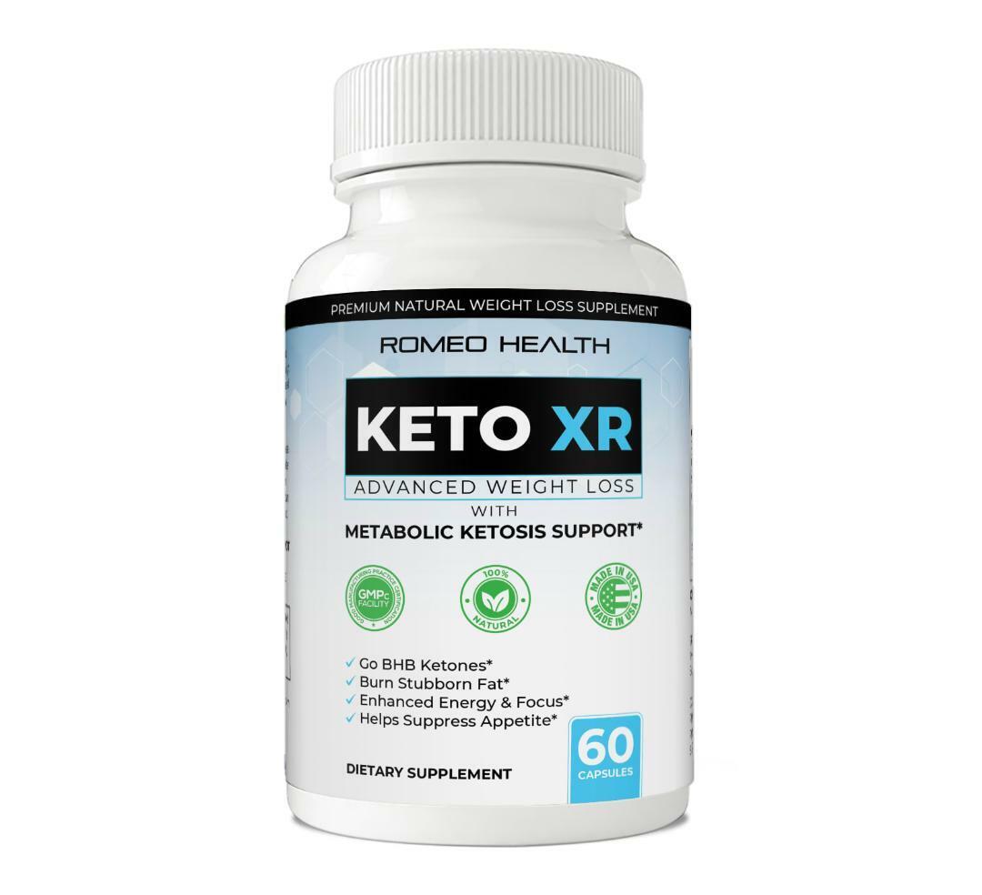 Keto XR Weight Loss Pills Supplement w/BHB ketones Keto Diet Fat Burner 60ct