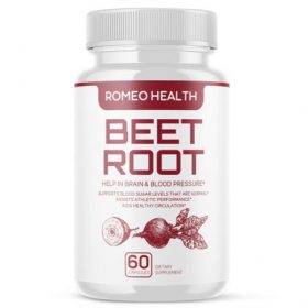 Beet Root Capsules 1300mg Organic Beetroot Powder Extract 60CT